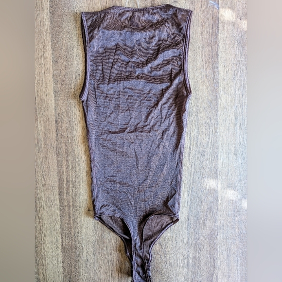 SKIMS Bodysuit GLISSENETTE Crew Neck BODYSUIT Size XXS NWT - Picture 6 of 6